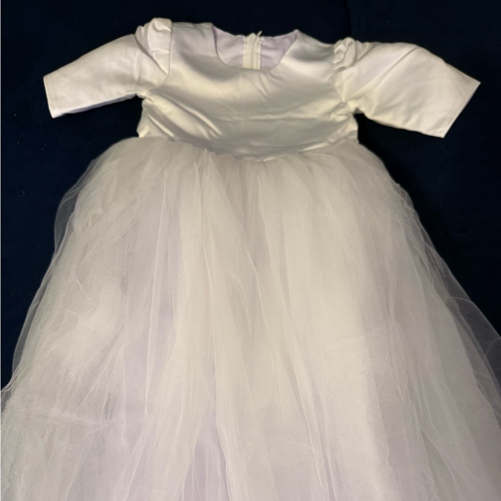 Toddler White Tulle Dress